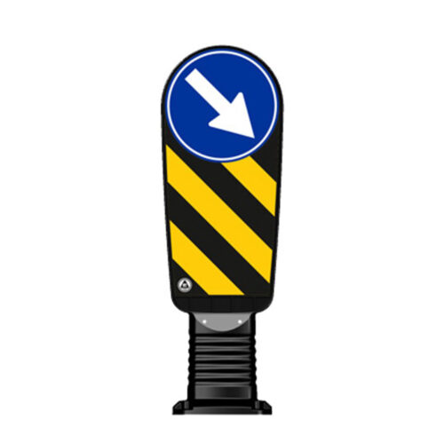 Keep Right Traffic Island Bollard