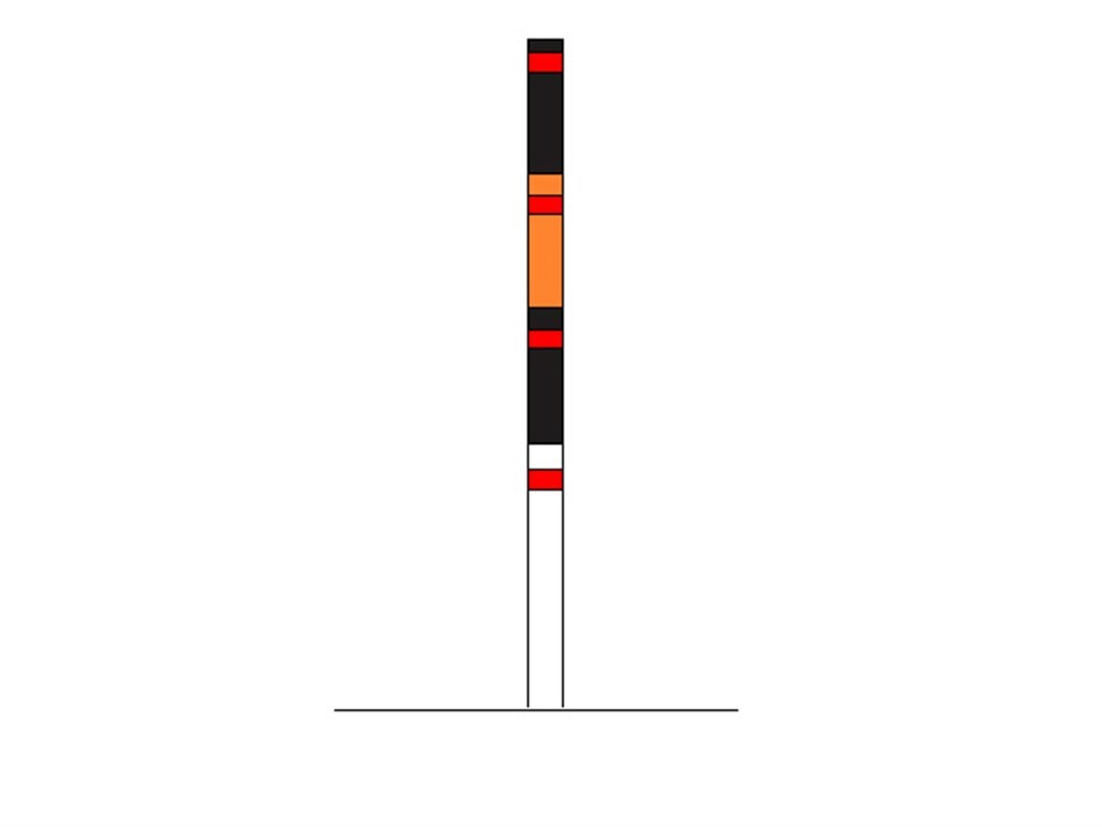 SN-10-410 3mm-2 Snow Pole Guide Markers