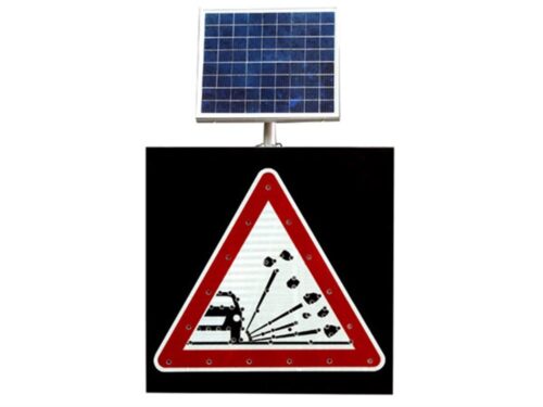SL-02-020 loose gravel sign